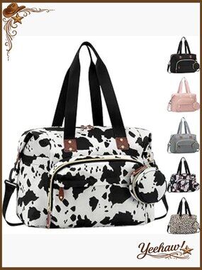 Large Diaper Bag Tote with 10 Pockets, Travel Baby Bag, Waterproof Polyester,
